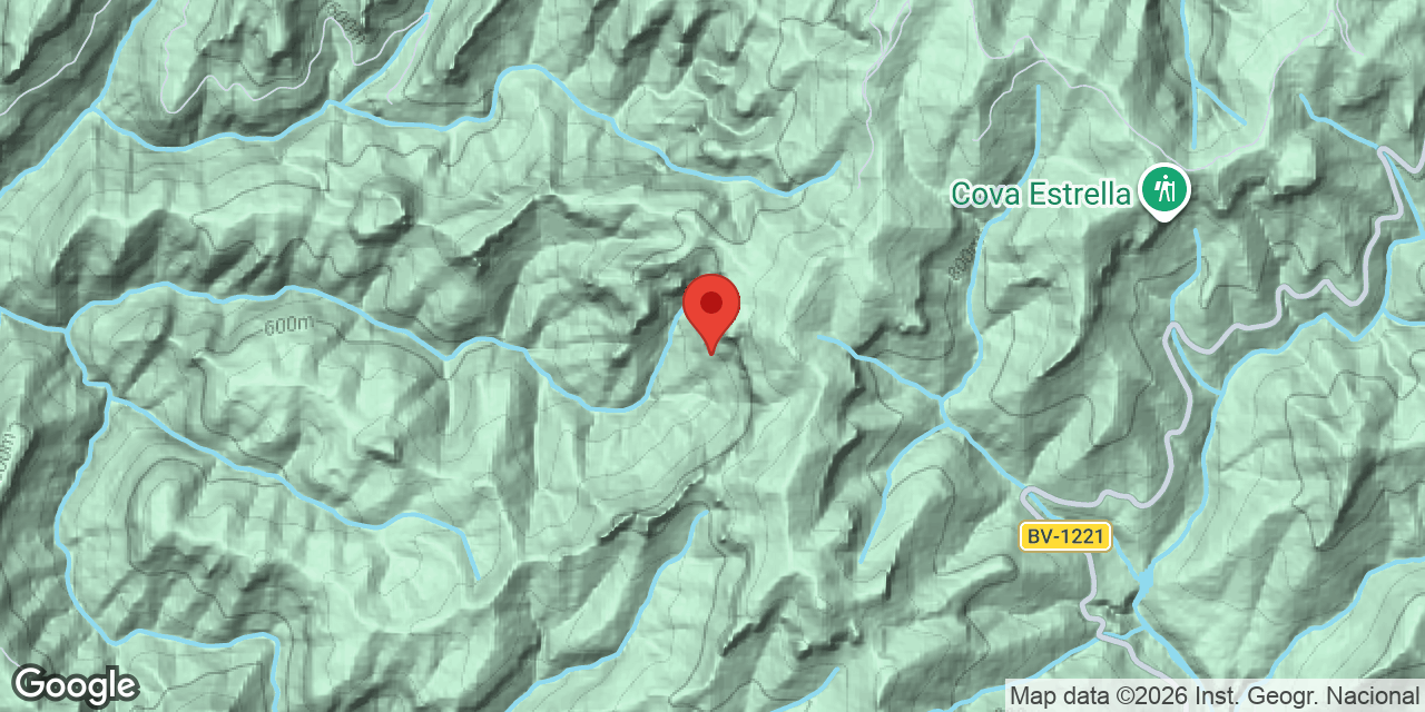 Mapa de situació de RACÓ GRAN DE MATARRODONA, COVA DEL