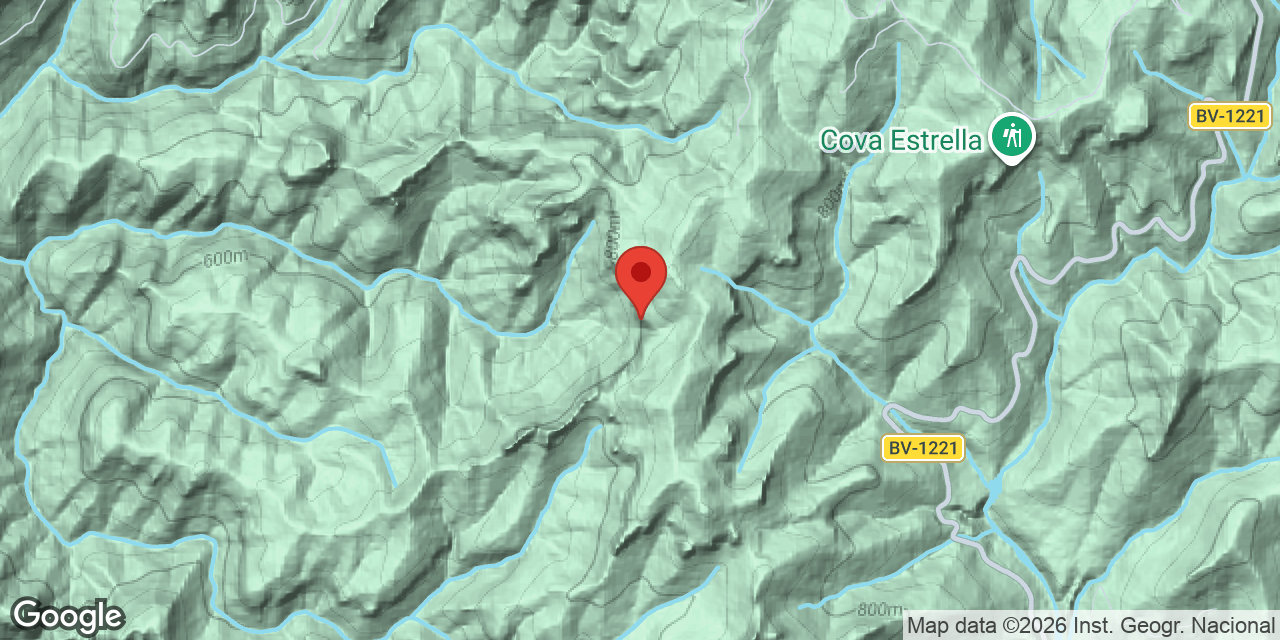 Mapa de situació de GEPEG, COVA