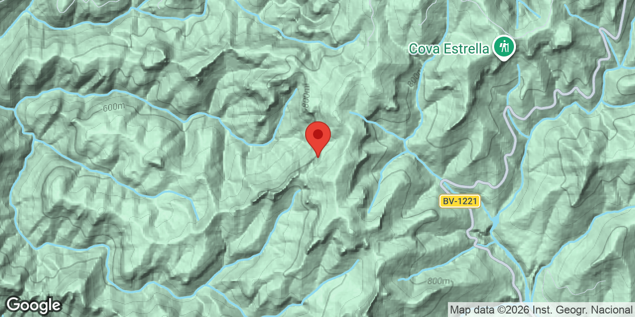 Location map of ESQUIROL, COVA DE L'