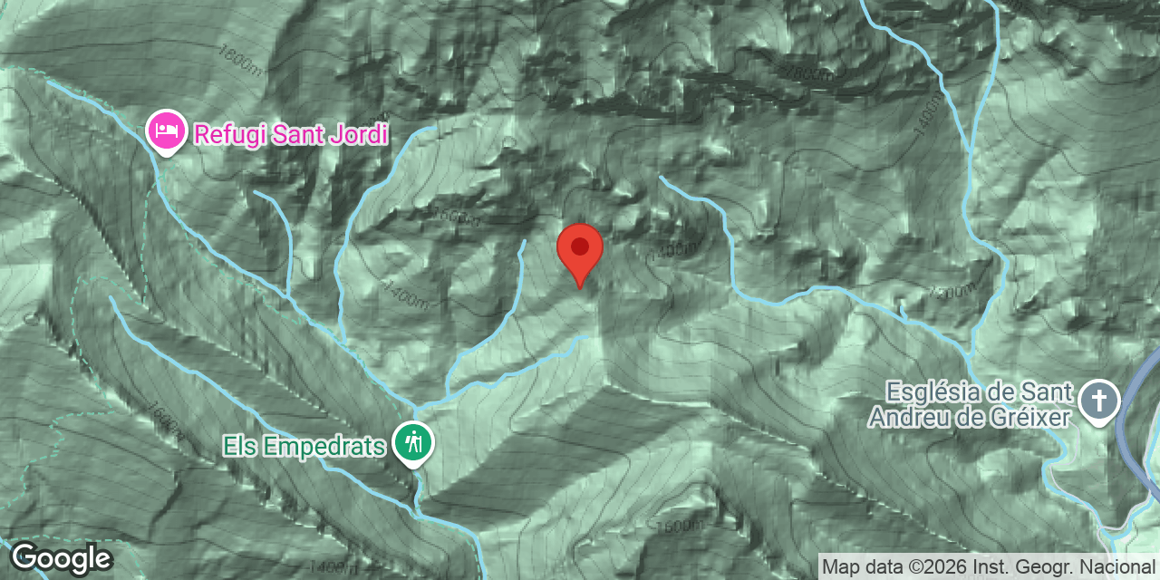 Carte de situation de COLL D'ESCRIU, AVENC DEL