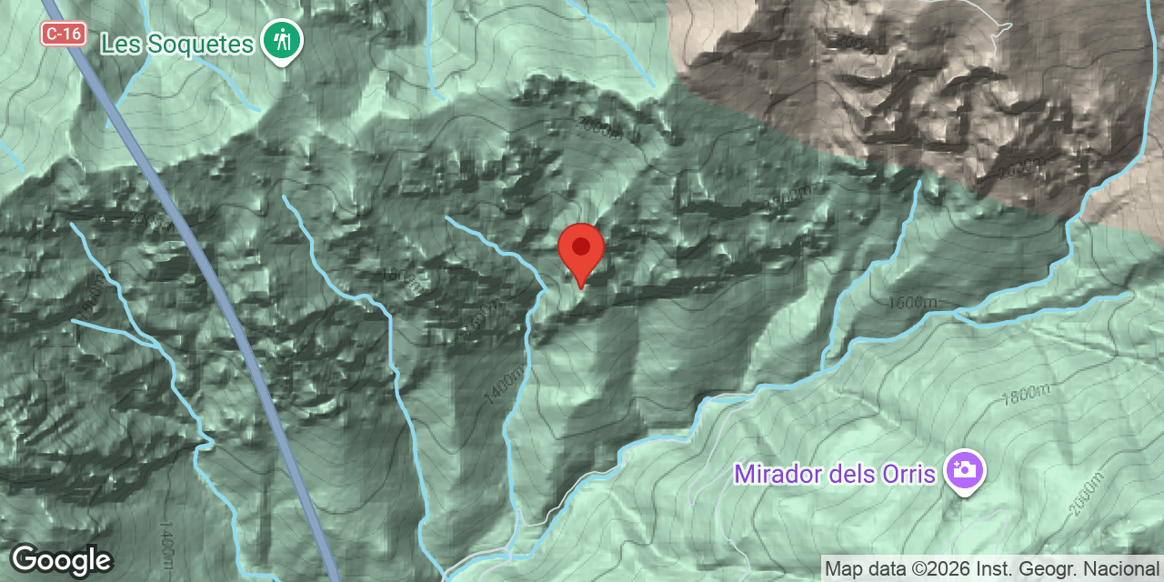 Mapa de situació de ROCA SANÇA, AVENC RS-2 DE
