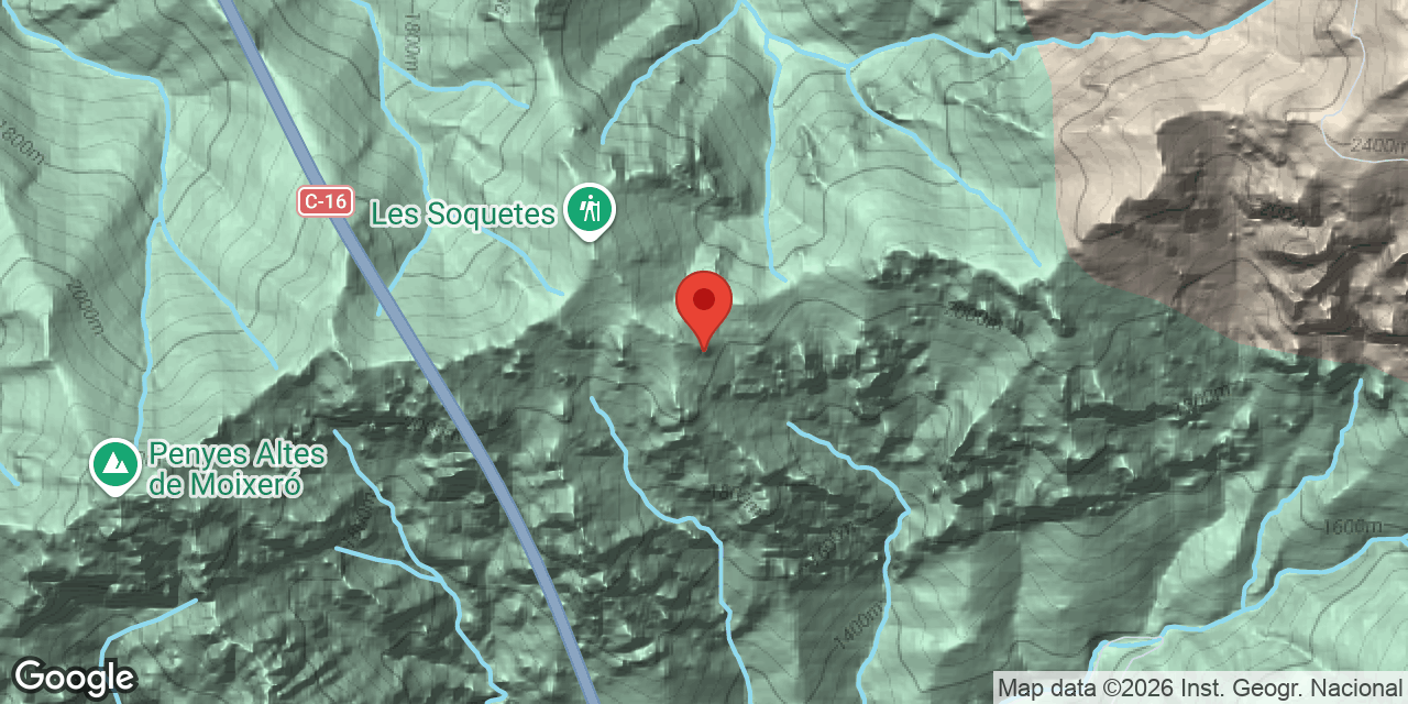 Mapa de situació de COLL DE LA MIQUELA, BAUMA CM-1 DEL