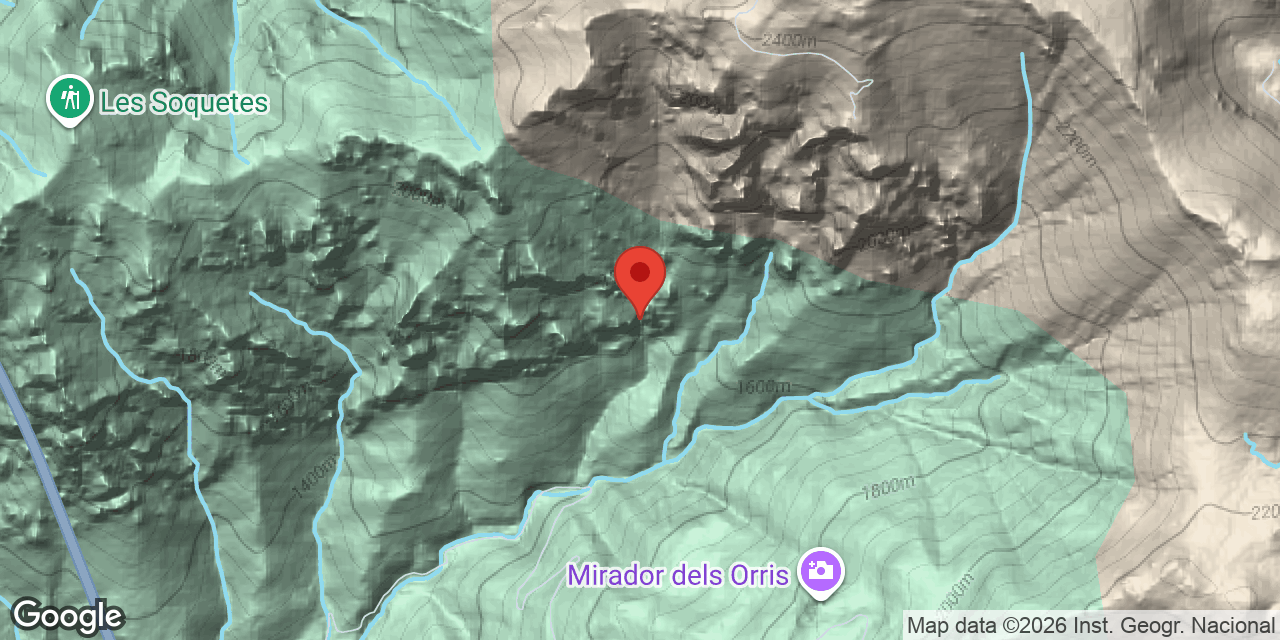 Mapa de situació de ARCADA, BAUMA DE L'