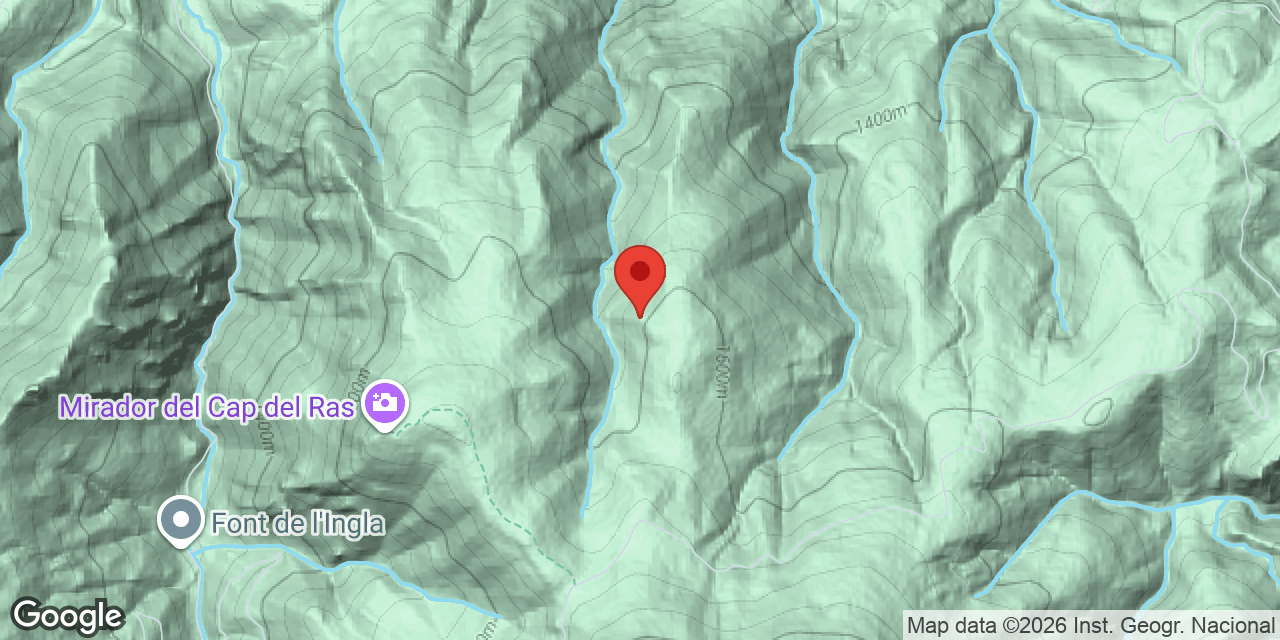 Mapa de situació de PASTOR, AVENC DEL