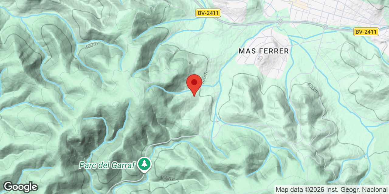 Mapa de situación de TAL•LARA,  AVENC DEL