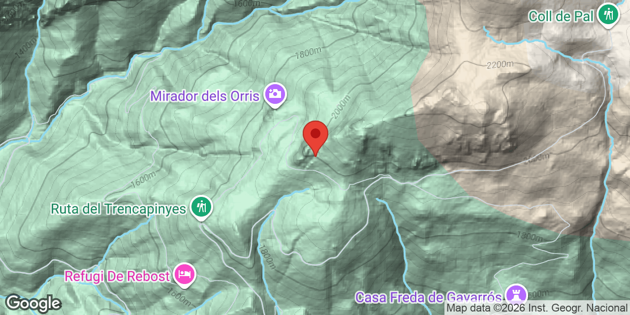 Mapa de situació de GEL, ESCLETXA DEL