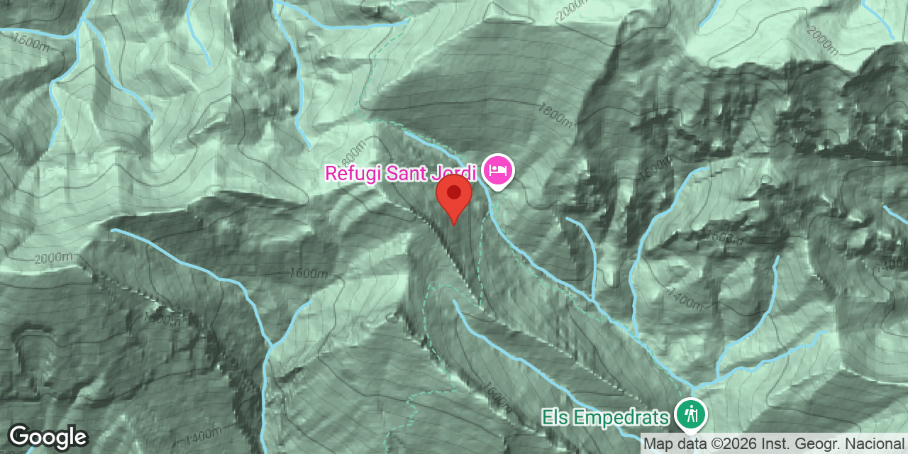 Mapa de situación de FONT DEL FAIG, AVENC DE LA