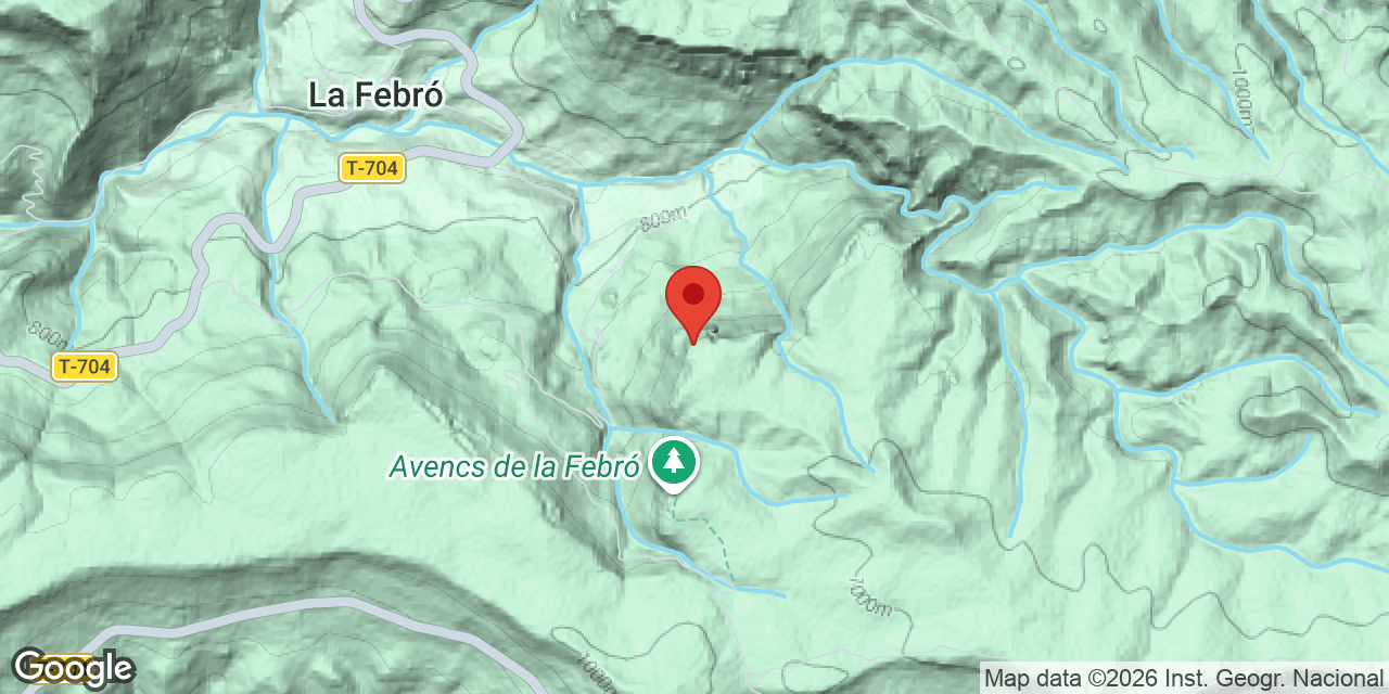 Mapa de situación de GIEM, AVENC DEL