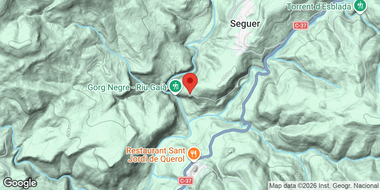 Mapa de situació de ROCA D'EN BENET, AVENC DE LA