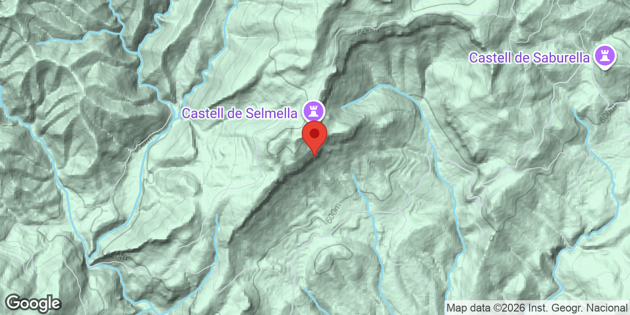 Mapa de situació de OSSOS, COVA DELS