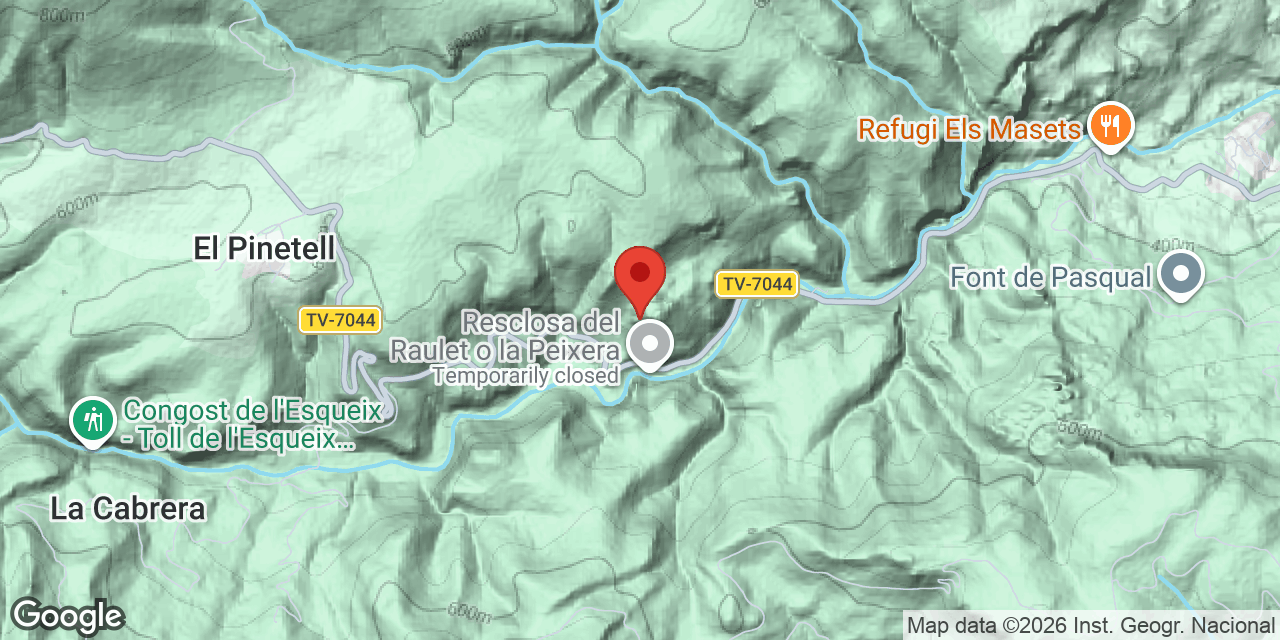 Mapa de situació de MISTERI, AVENC DEL