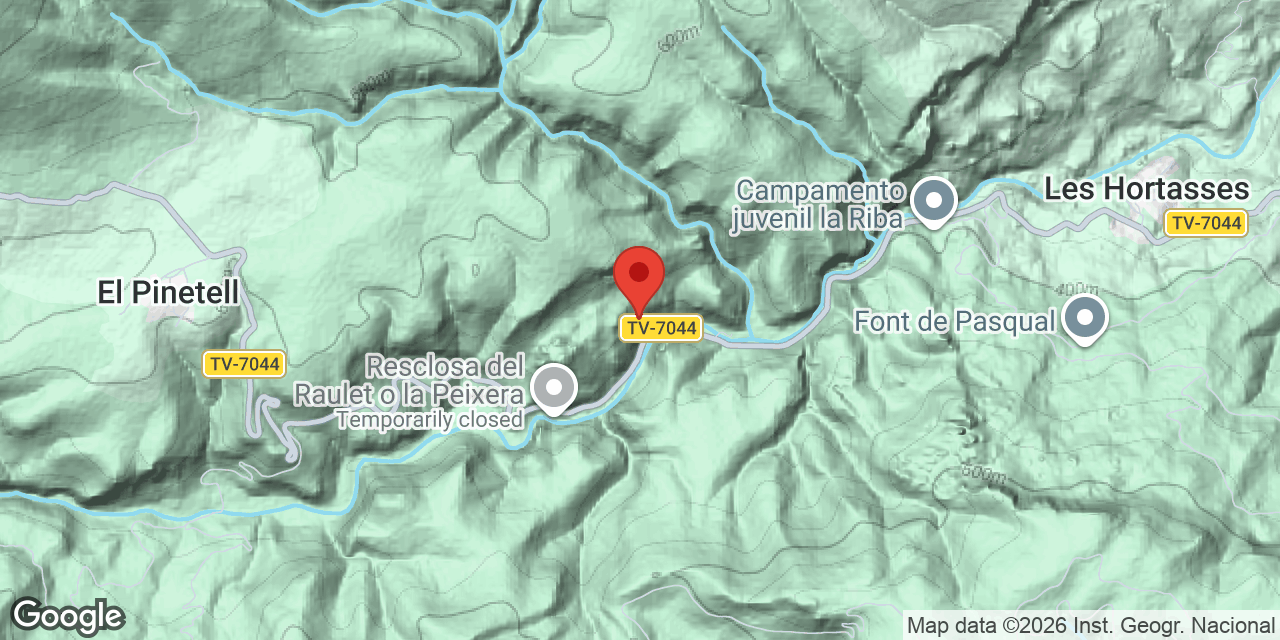 Mapa de situació de ISARD, COVA DE L'