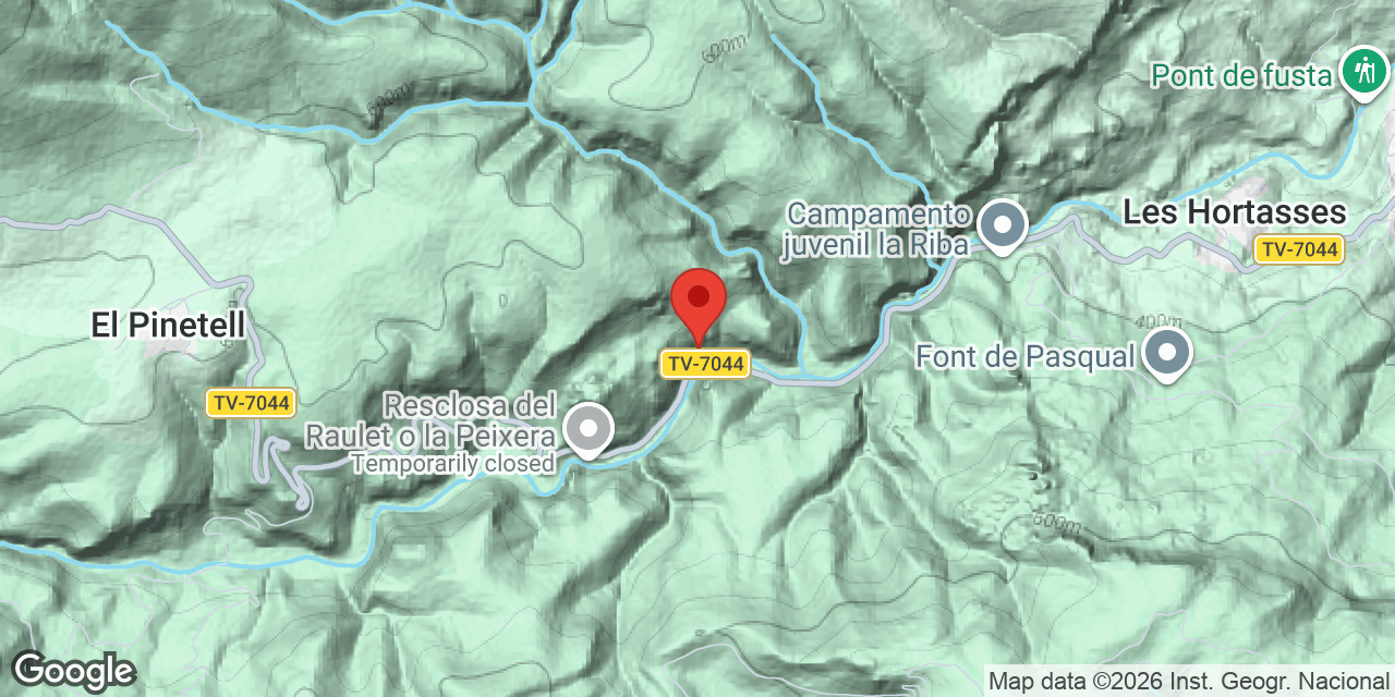 Mapa de situació de MOLÍ D'EN FIGUEROLA, COVA DEL