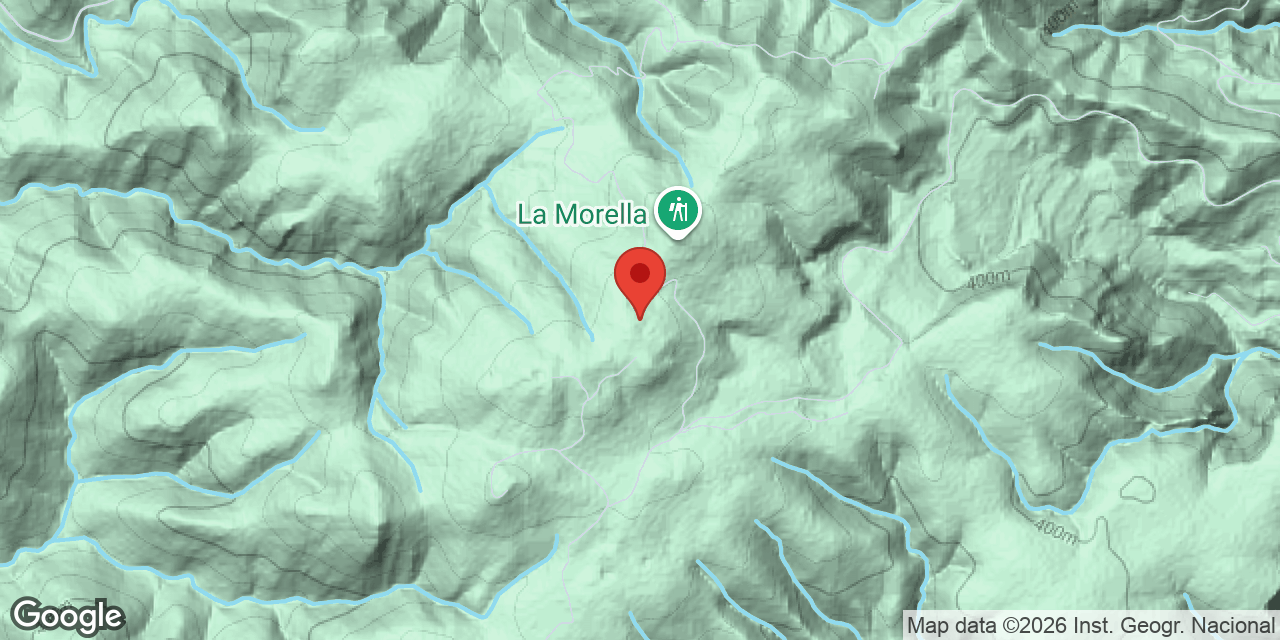 Mapa de situació de SERRAT DE LA MORELLA, AVENC SM-2 DEL