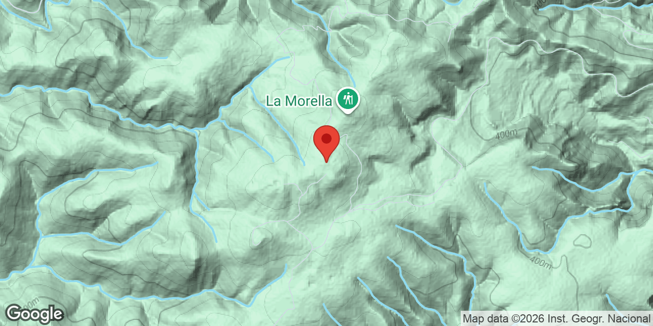 Mapa de situació de SERRAT DE LA MORELLA, AVENC SM-6 DEL