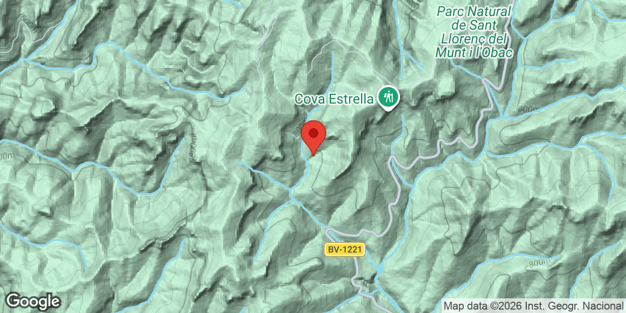Carte de situation de AURELI, AVENC DE L'