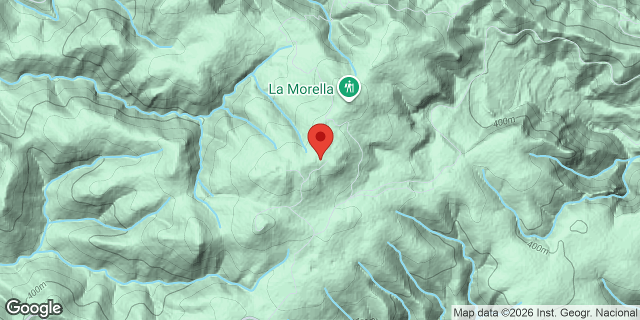 Mapa de situació de SERRAT DE LA MORELLA, AVENC SM-9 DEL