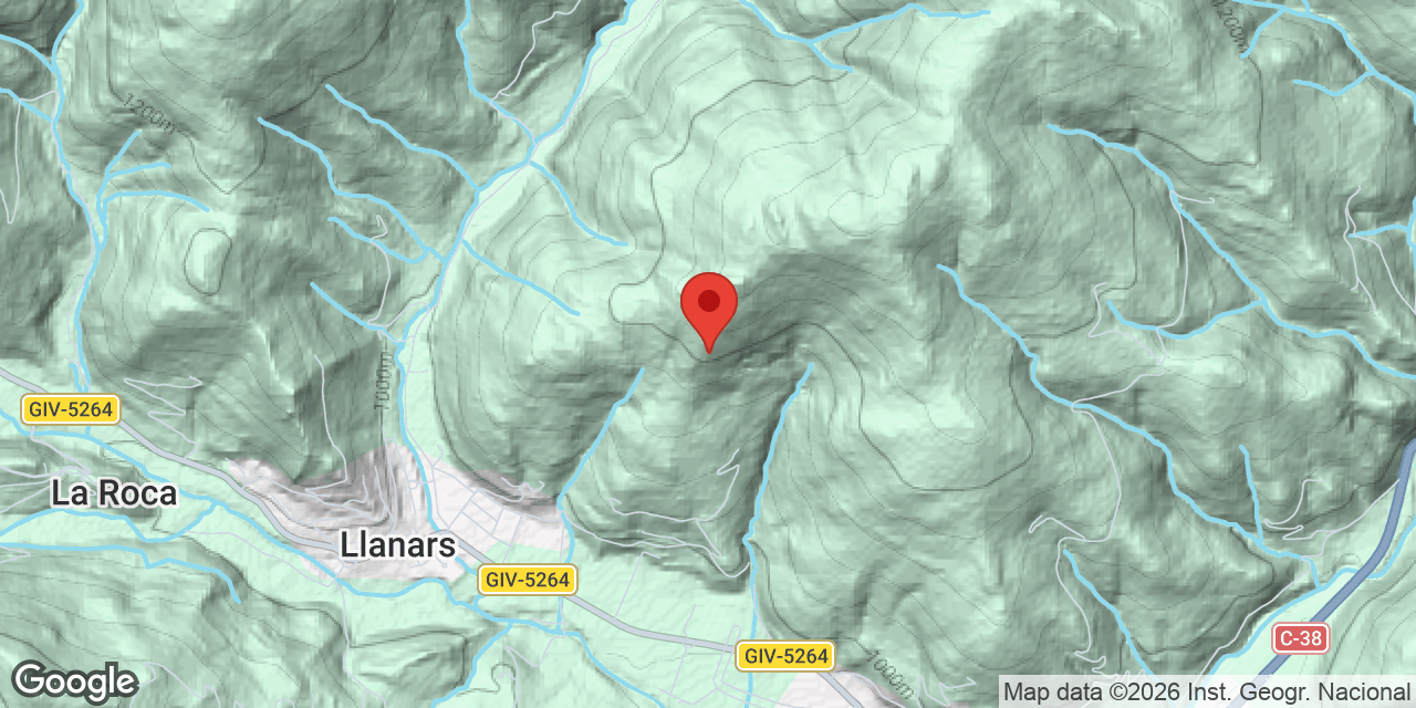 Carte de situation de BELLABRIGA, COVA PETITA DE LA