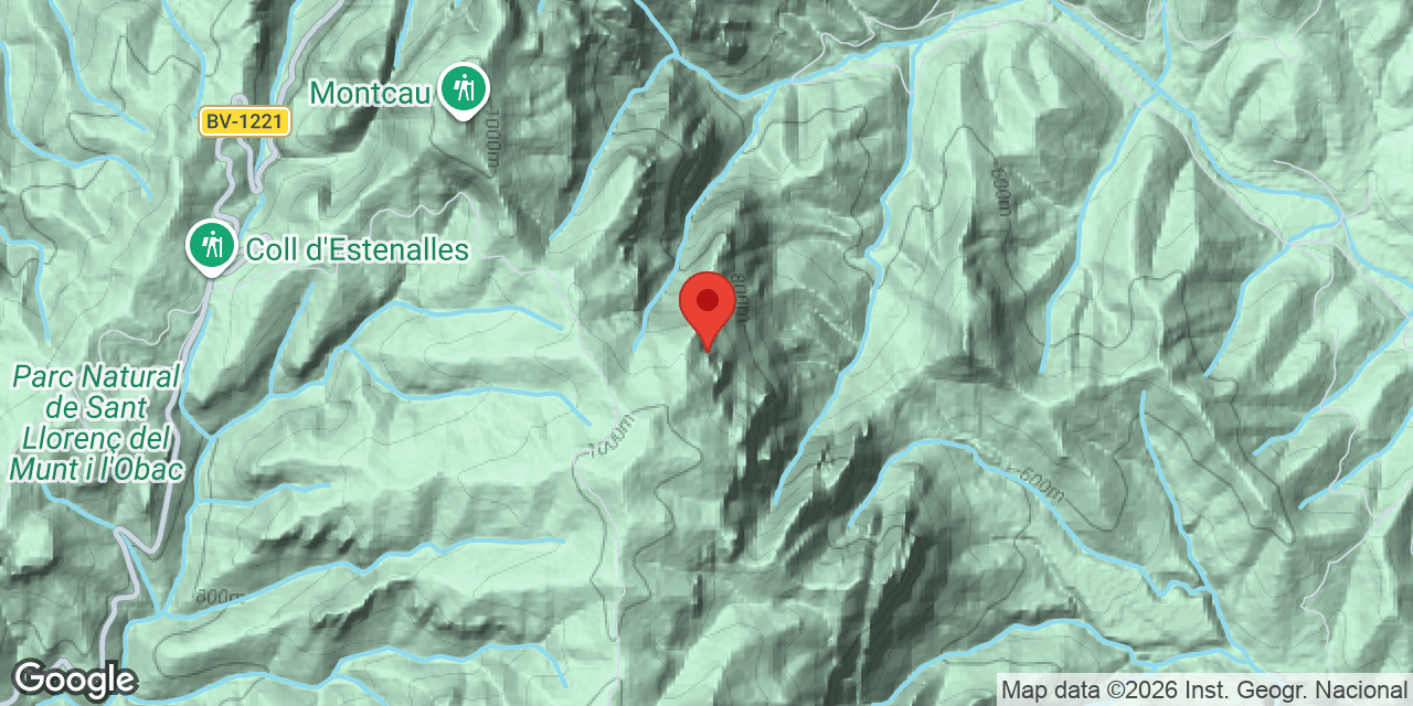 Mapa de situación de FOGUEROSES, FORATS DE LES