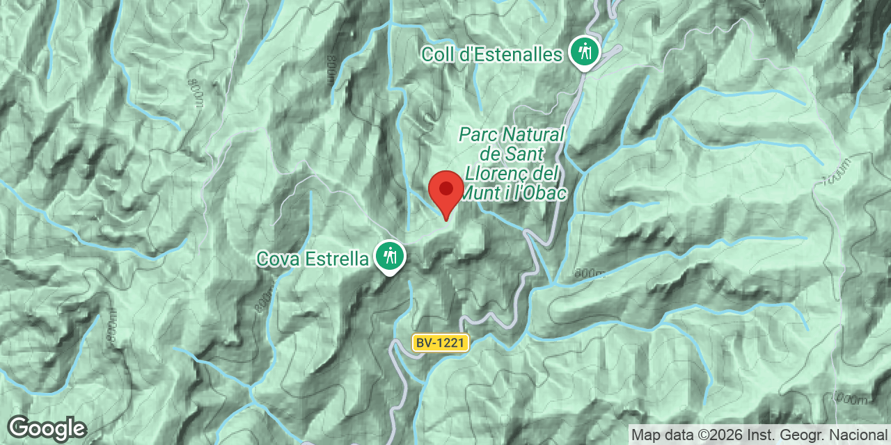 Mapa de situació de FONT FREDA, AVENC DE LA