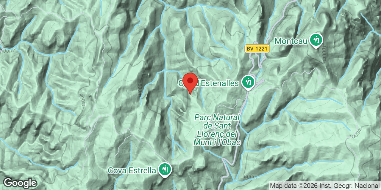Location map of QUINTANA DE SANT JAUME, AVENC DE LA