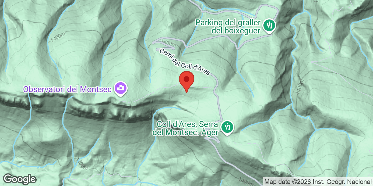 Carte de situation de PADRÓ, COVA-AVENC DEL