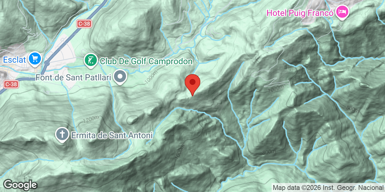 Carte de situation de COLL DE LA CREUETA, ESQUERDA DEL