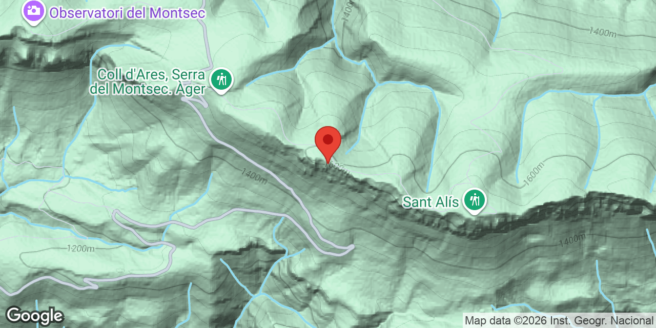 Mapa de situación de CAP DEL RAS, AVENC DEL