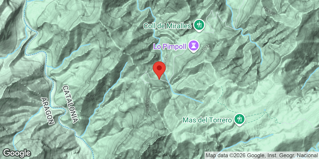 Location map of COLL DE MONTFORT, FORAT Nº2 DE