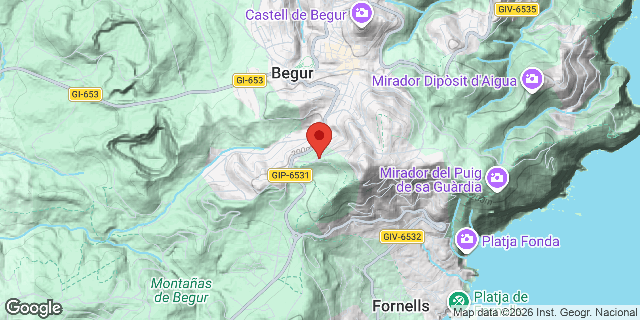 Mapa de situació de BERTA, COVA