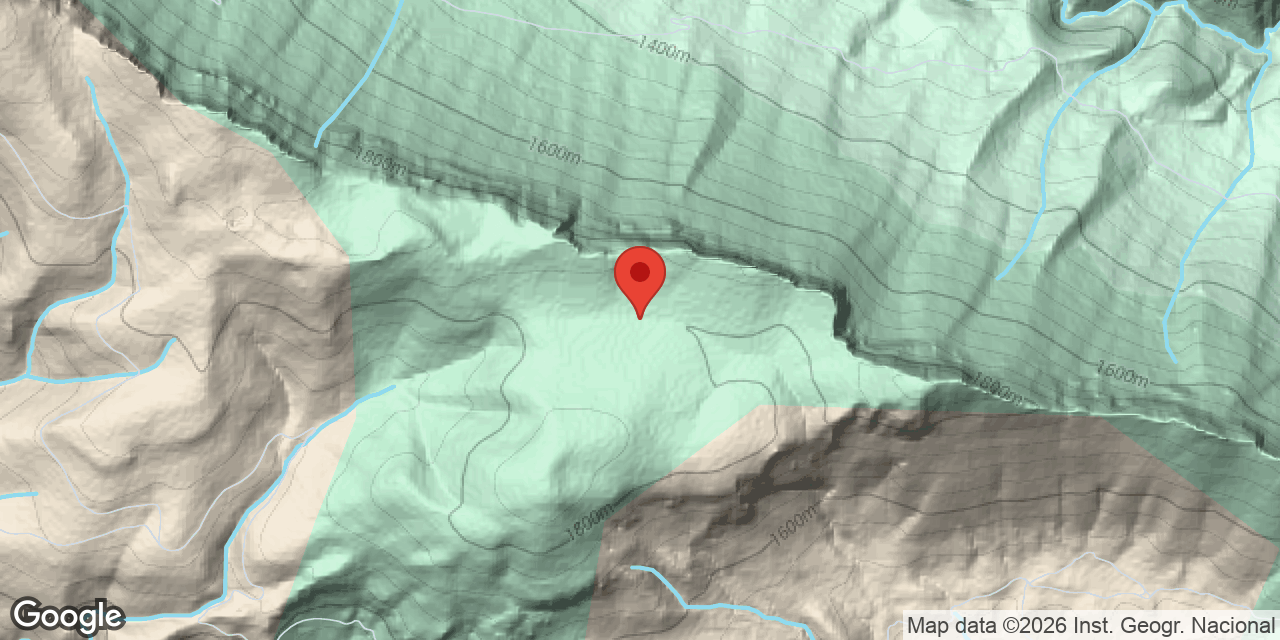 Mapa de situació de PLA DE CALAMA,  FORAT DEL