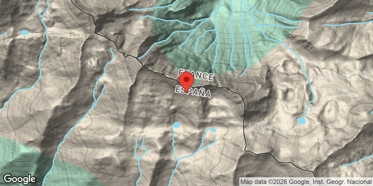 Mapa de situació de AULÀ, AVENC GRAN D'