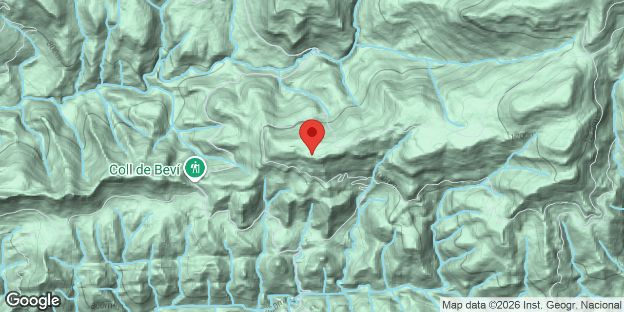 Mapa de situació de TOMBES, FORAT DE LES