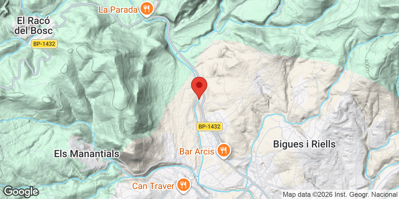 Mapa de situación de AVENCÓ DE BIGUES, L'