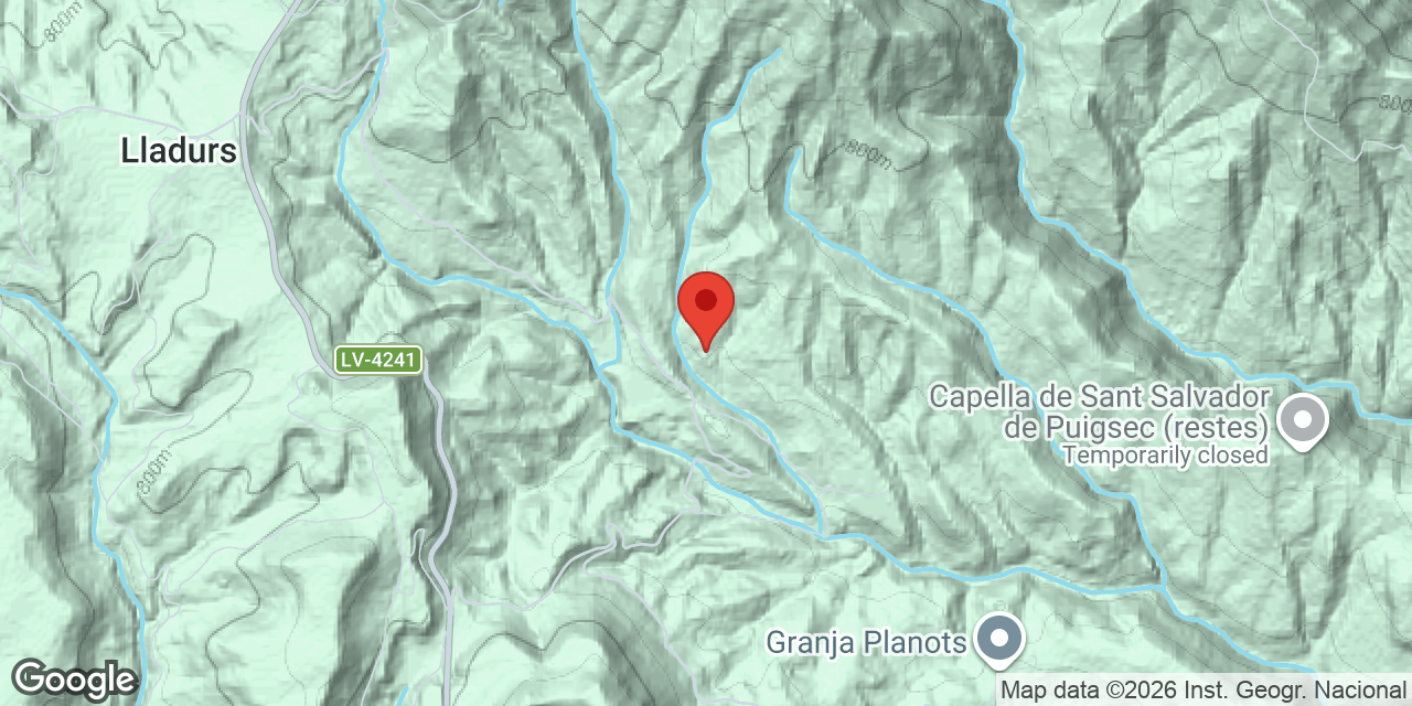 Mapa de situació de CASETA DE BAIX, FORAT Nº2 DE LA