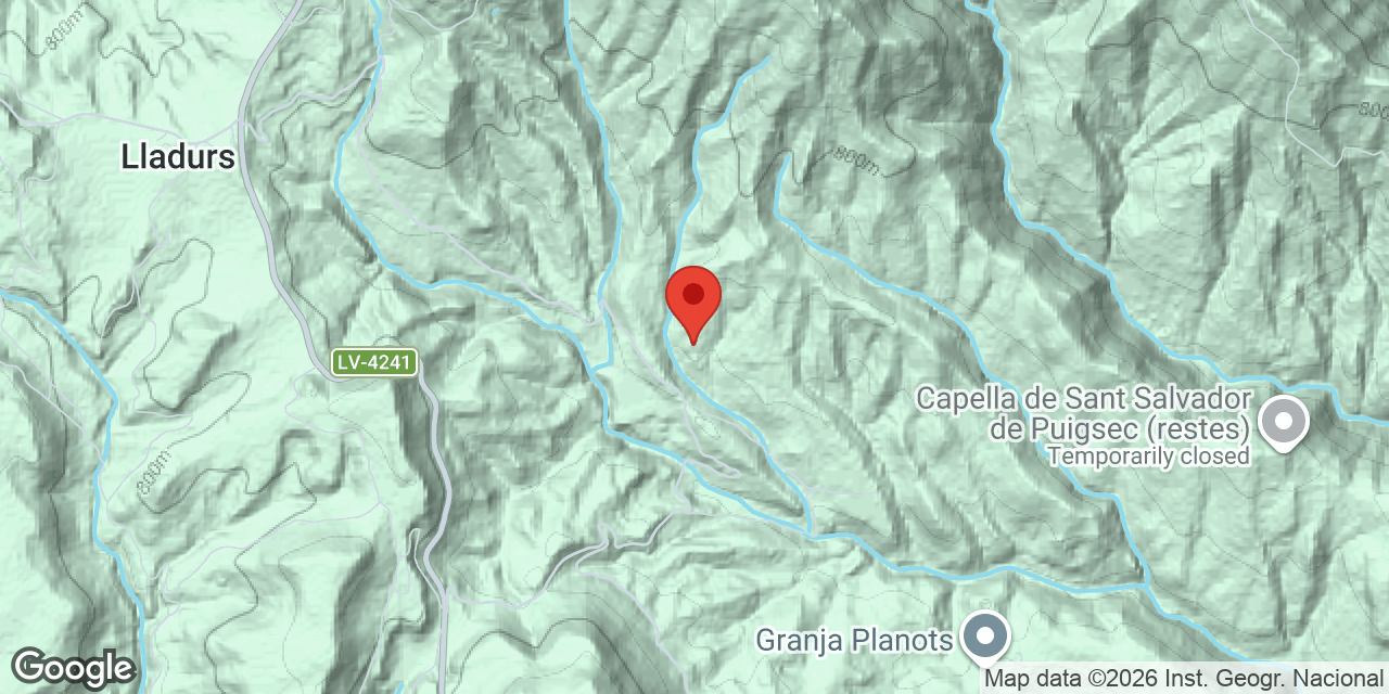 Mapa de situació de CASETA DE BAIX, FORAT Nº3 DE LA