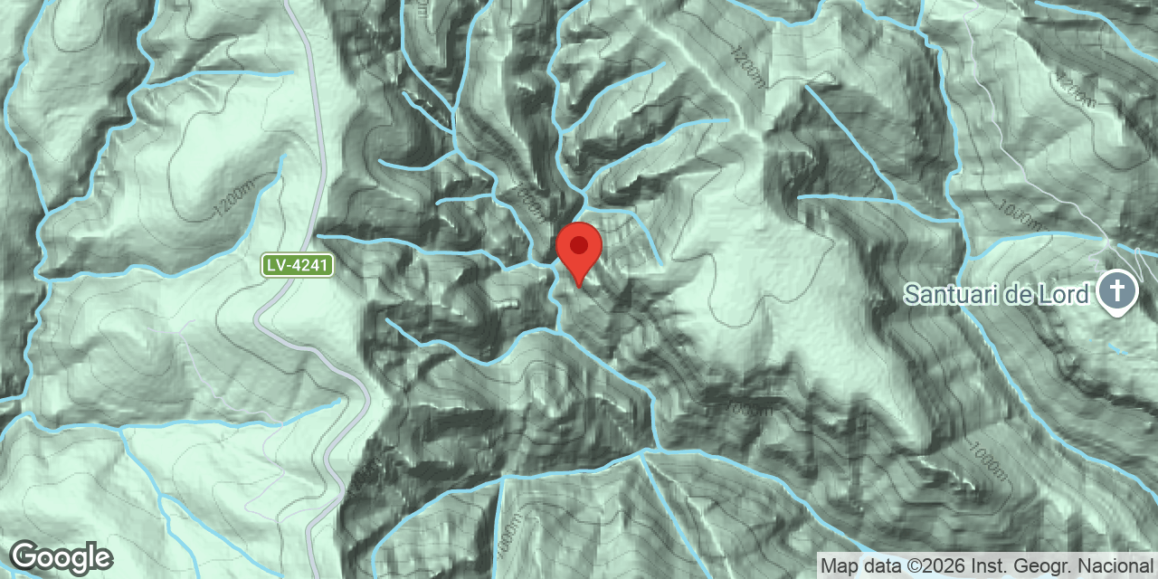 Mapa de situació de ENCANTATS DE VILAMALA, COVA DELS