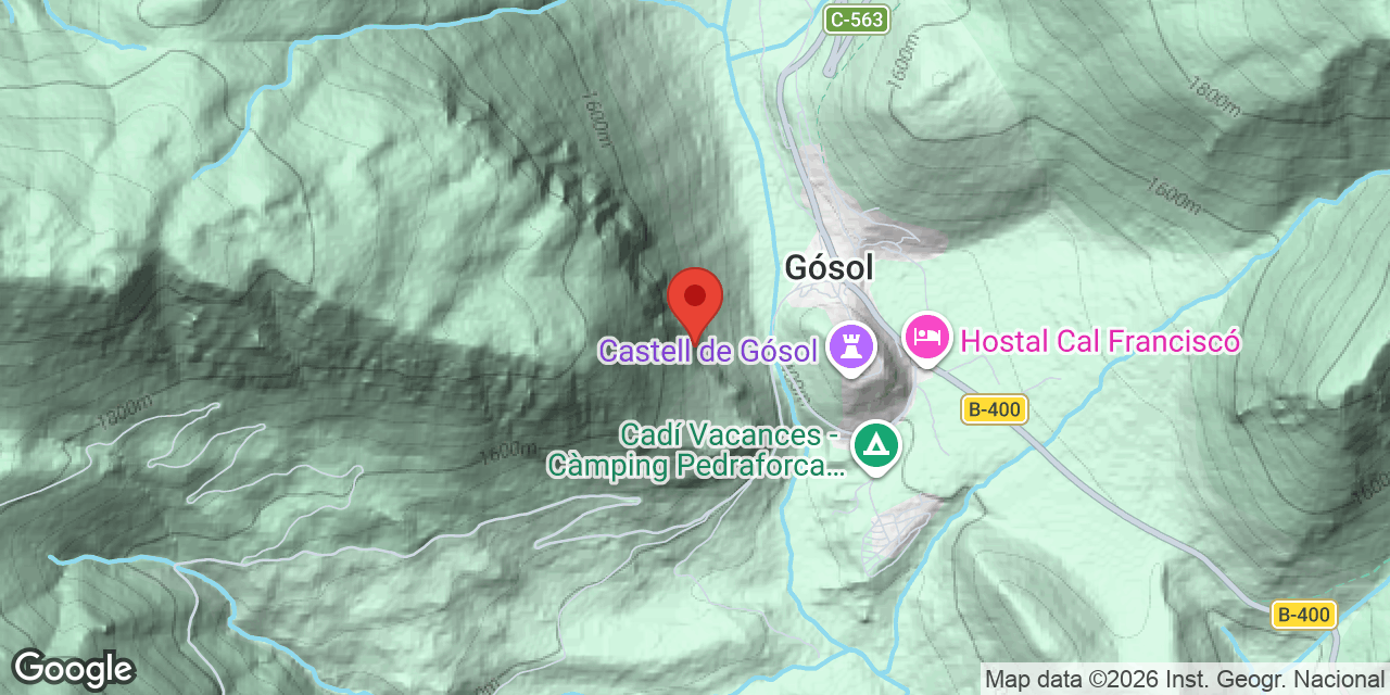 Mapa de situació de ENCANTATS, AVENC DELS