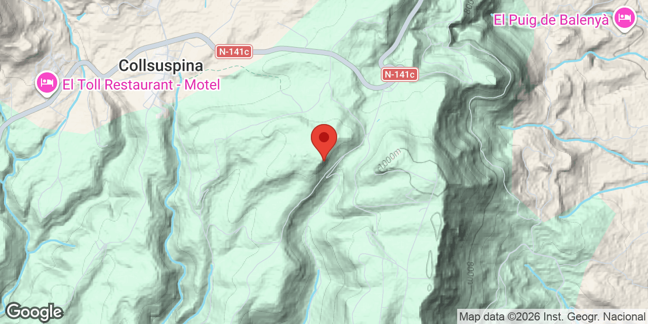 Mapa de situació de OSSOS, COVA DELS