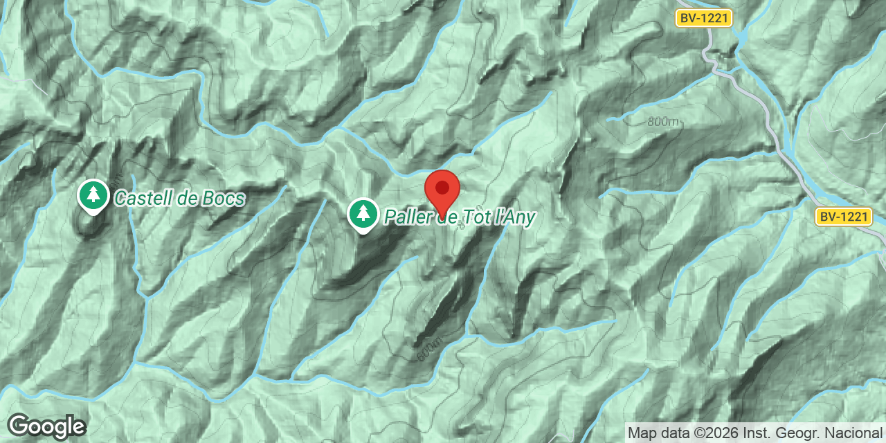 Mapa de situació de CANAL DEL SOLITARI, COVA DE LA