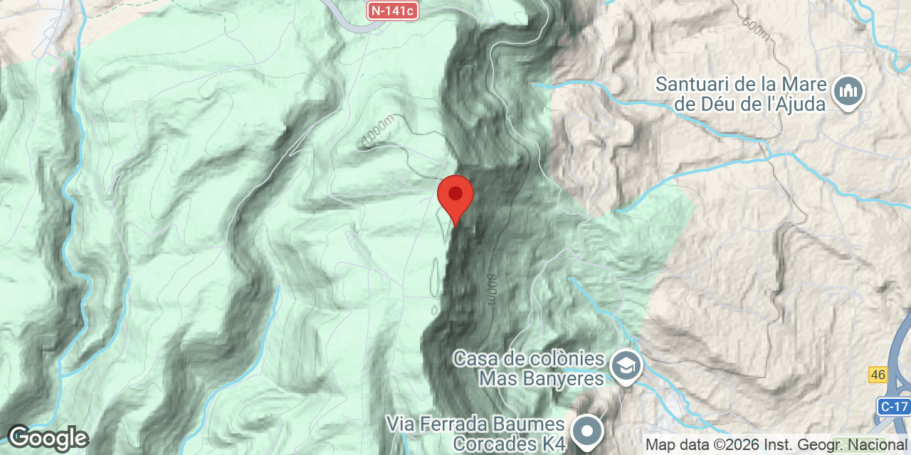 Mapa de situación de PG-5, COVA