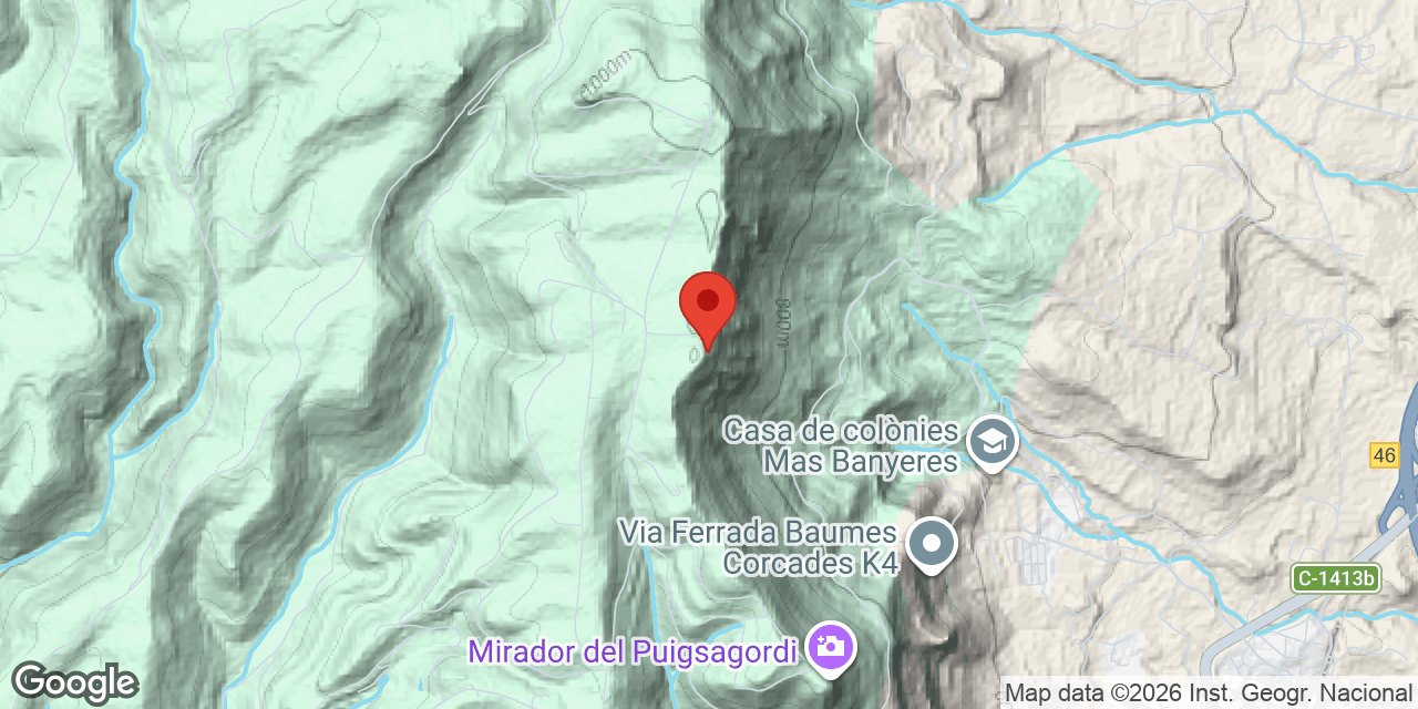 Mapa de situació de PG-1, COVA