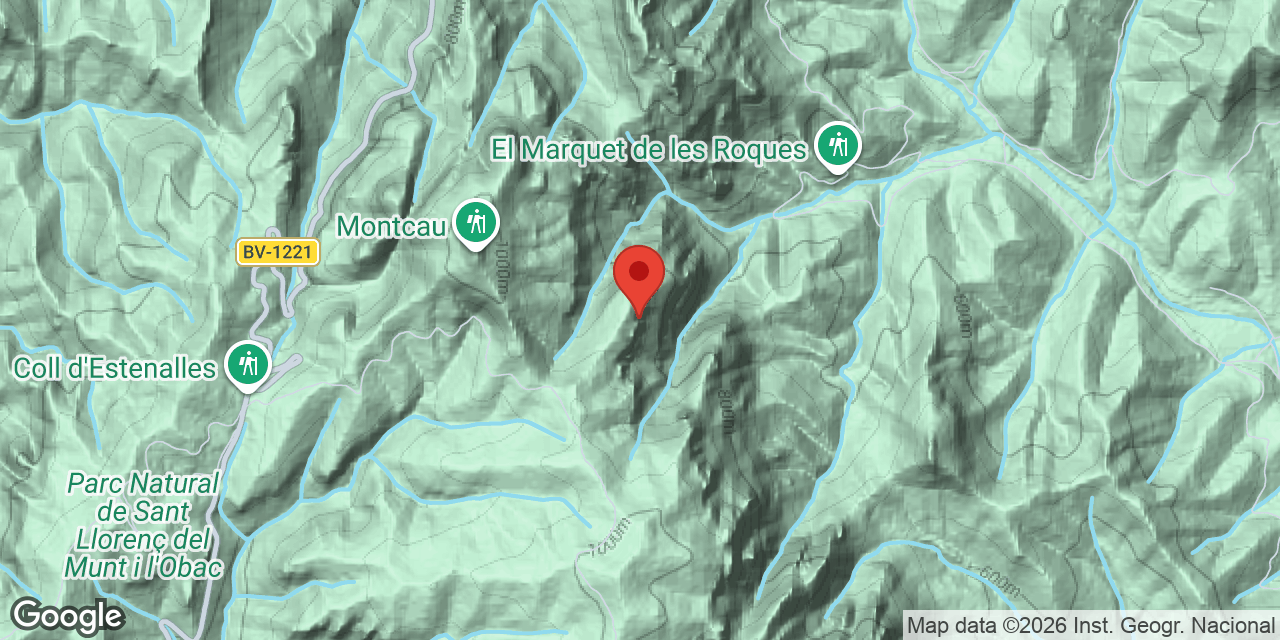Location map of ABADESSA, COVA PETITA DE L'