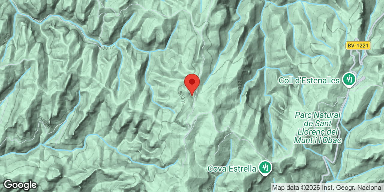 Carte de situation de SERRALLONGA, BALMA DE LA