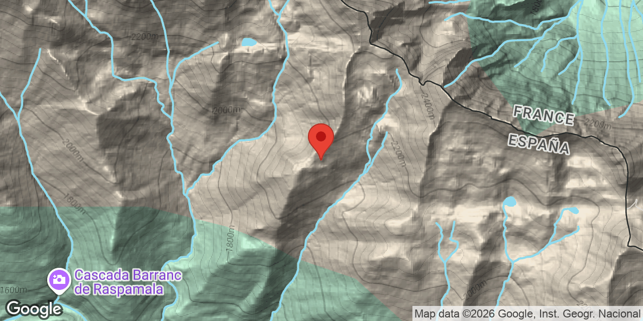 Mapa de situación de AULÀ, AVENC D.5 D'
