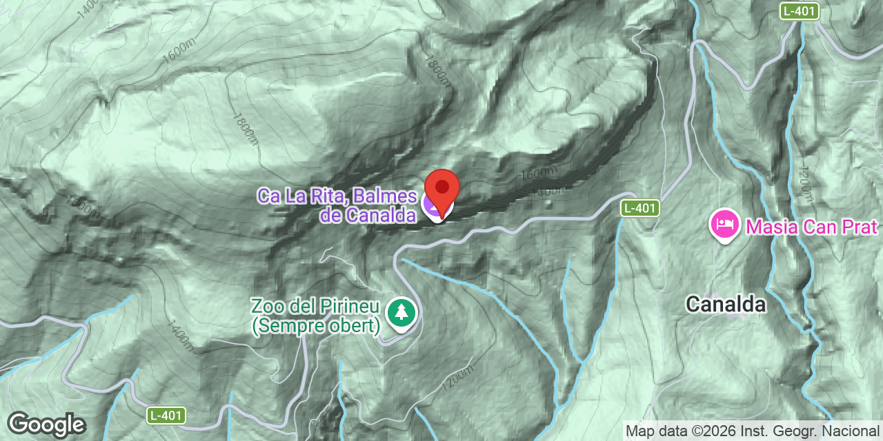 Mapa de situació de CAL CAVALLOL, BALMA DE