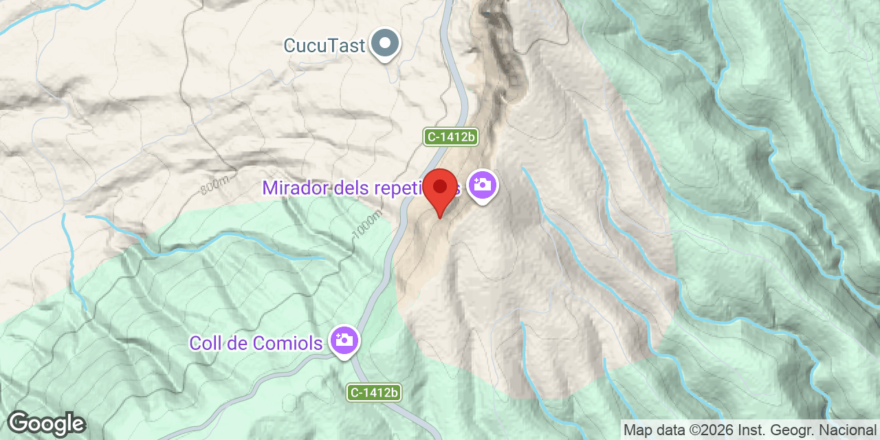 Location map of LLADRE, FORAT DEL
