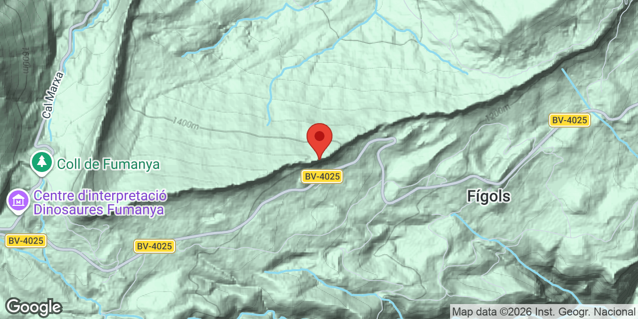 Mapa de situació de FRED DE VALLCEBRE, AVENC