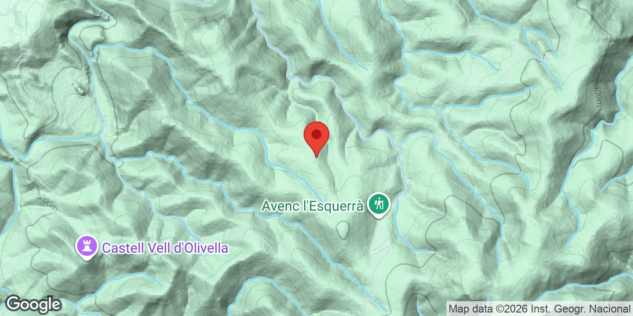 Carte de situation de SOGRE, AVENC DEL