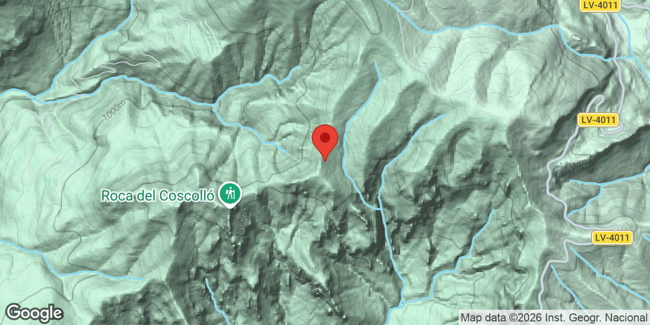 Mapa de situación de XATO, AVENC DEL